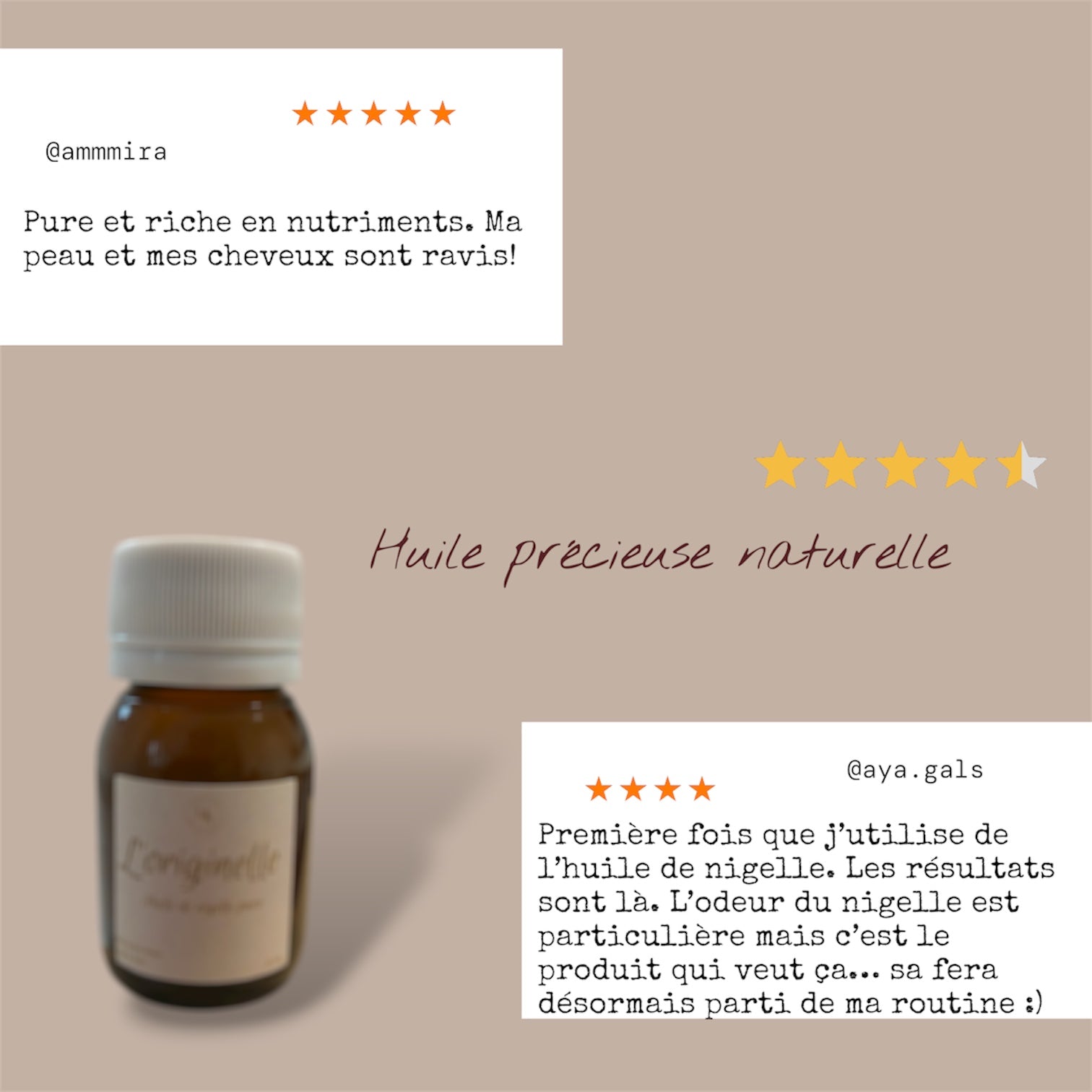 Huile de nigelle « L’originelle »